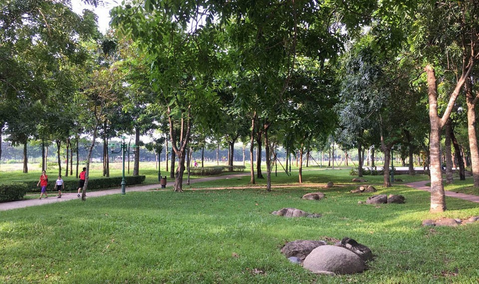 Hình ảnh thực tế tại công viên Celadon City