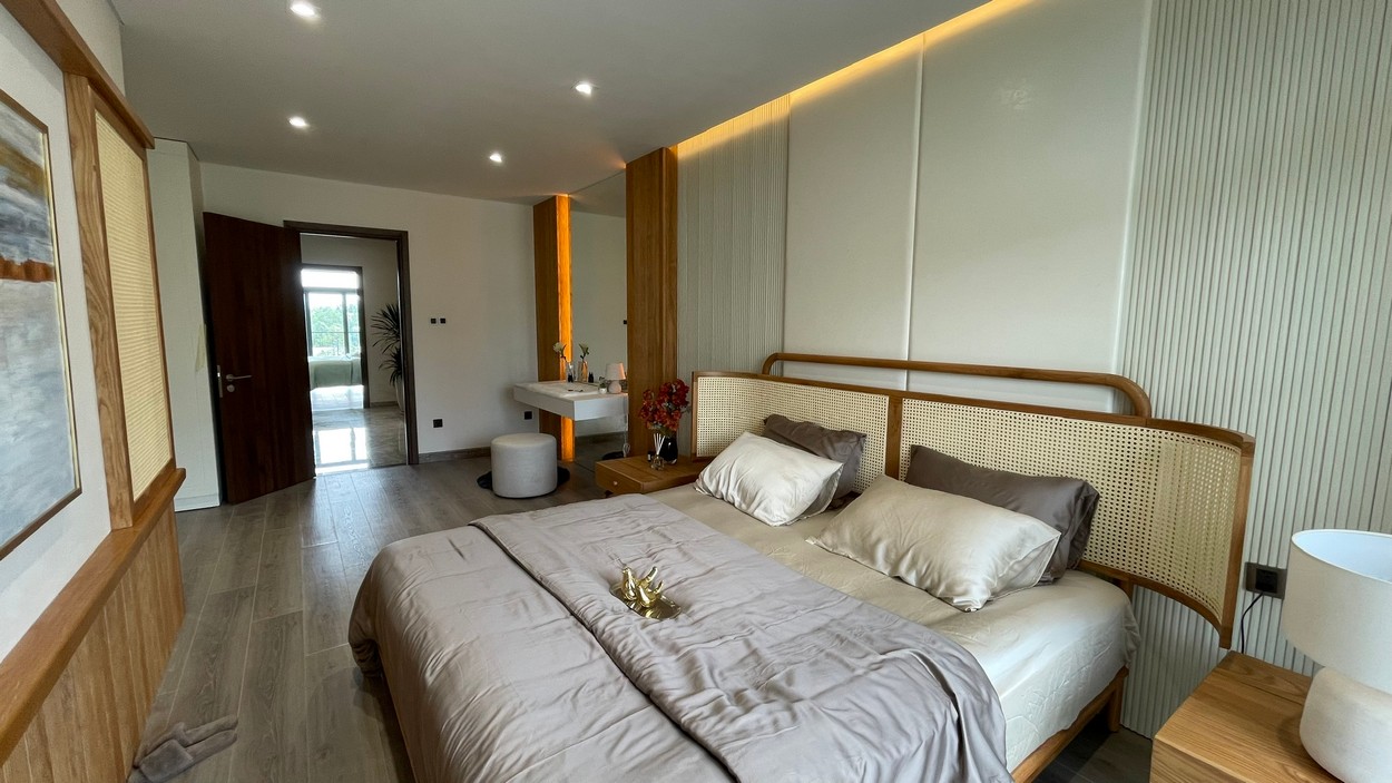 Tầng 2: Phòng ngủ chính - Nhà mẫu dự án nhà phố Artisan Park Bình Dương